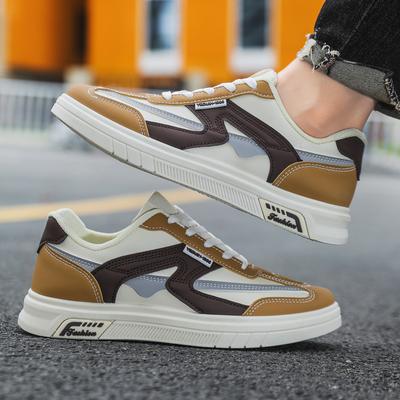 Herren Flache Freizeitschuhe Board Schuhe Studenten Outdoor Laufschuhe Dicke Sohle Rutschfeste Sneaker Trendiger Komfort Gehen Herren-Tennis
