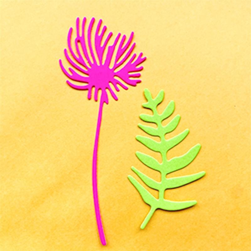 Leaf Flower Metal Cutting Dies DIY Craft Carbon Steel Embossing Template Stencil Scrapbooking for Card Die Cuts Mold