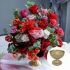 Golden Metal Vase Polished Vintage Vase Dining Table Flowers Holder for Flower Arrangement Table Centerpiece Home Wedding Decoration