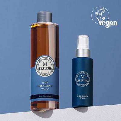 British M Hair Grooming Tonic 320ml Special (+Hard Spray 80ml)
