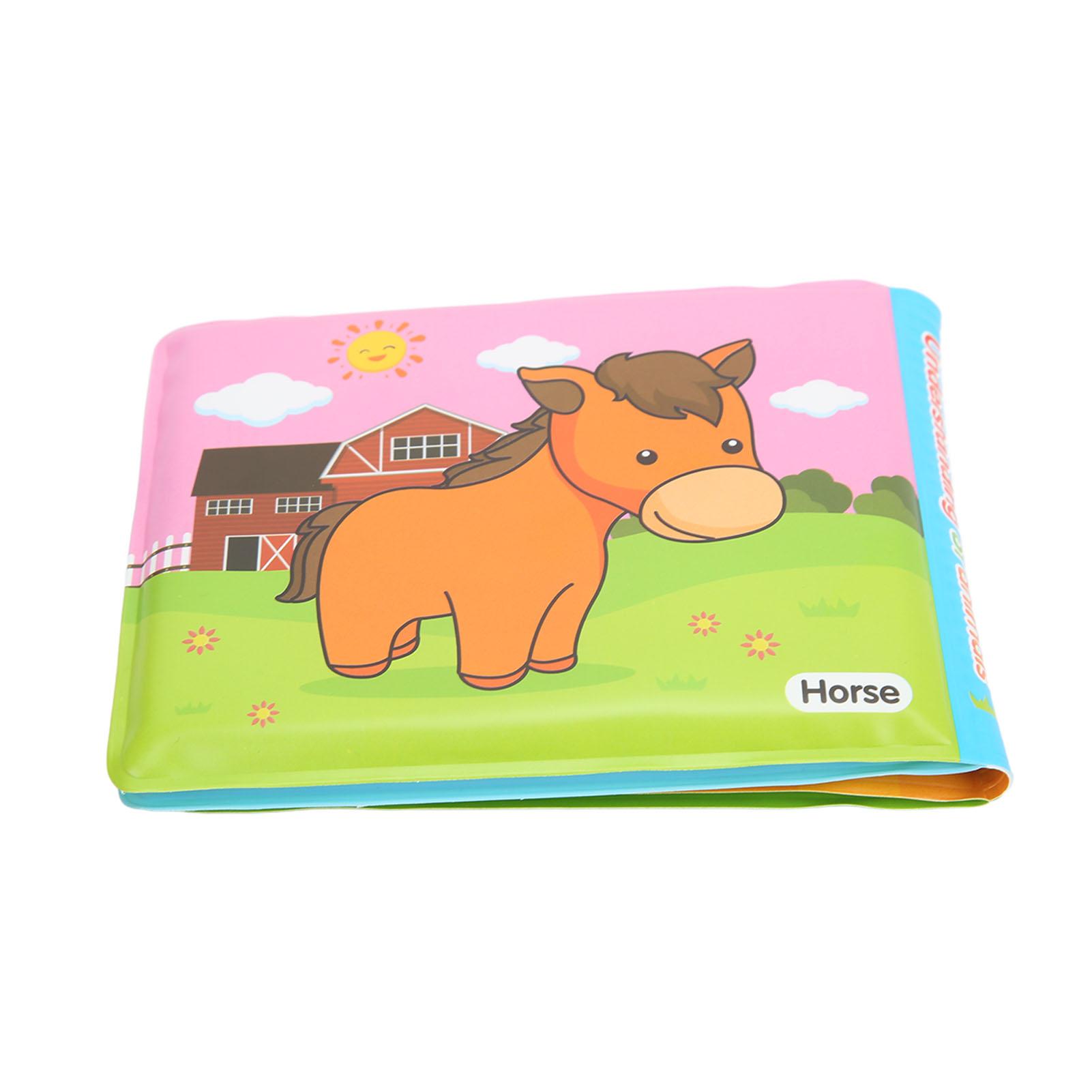 

Книга для ванны Богатое содержание Цвета Вдохновляющий звук Безопасный Нетоксичный Без BPA Пена EVA Стимулирует