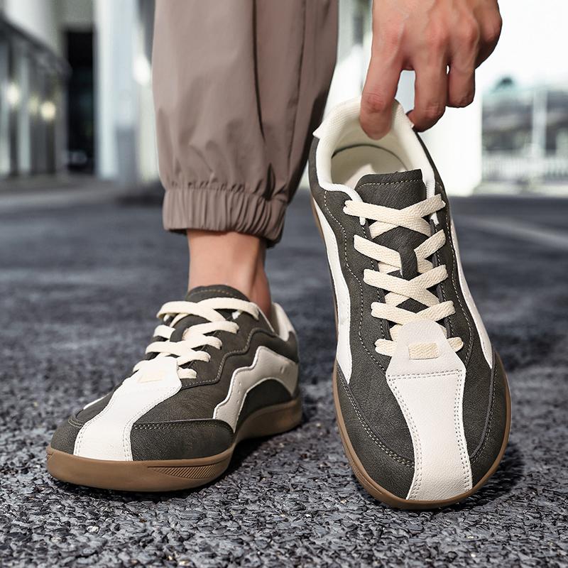 Men Barefoot Casual Flats Driving Shoes Black Wide Head Sneakers Walking Shoes Yoga Fitness Shoes Large Size