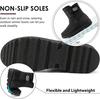 Damen Winter Schneestiefel mit warmem Fellfutter Bequeme Stiefeletten Rutschfest Wasserdicht Outdoor Schuhe