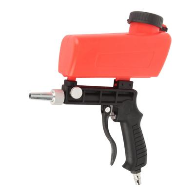 Mini, Lightweight Sandblaster Tool for Spray Polishing, Deburring, Rust Removal, and Detail Trimming, All-Aluminum, Pneumatic, Handheld