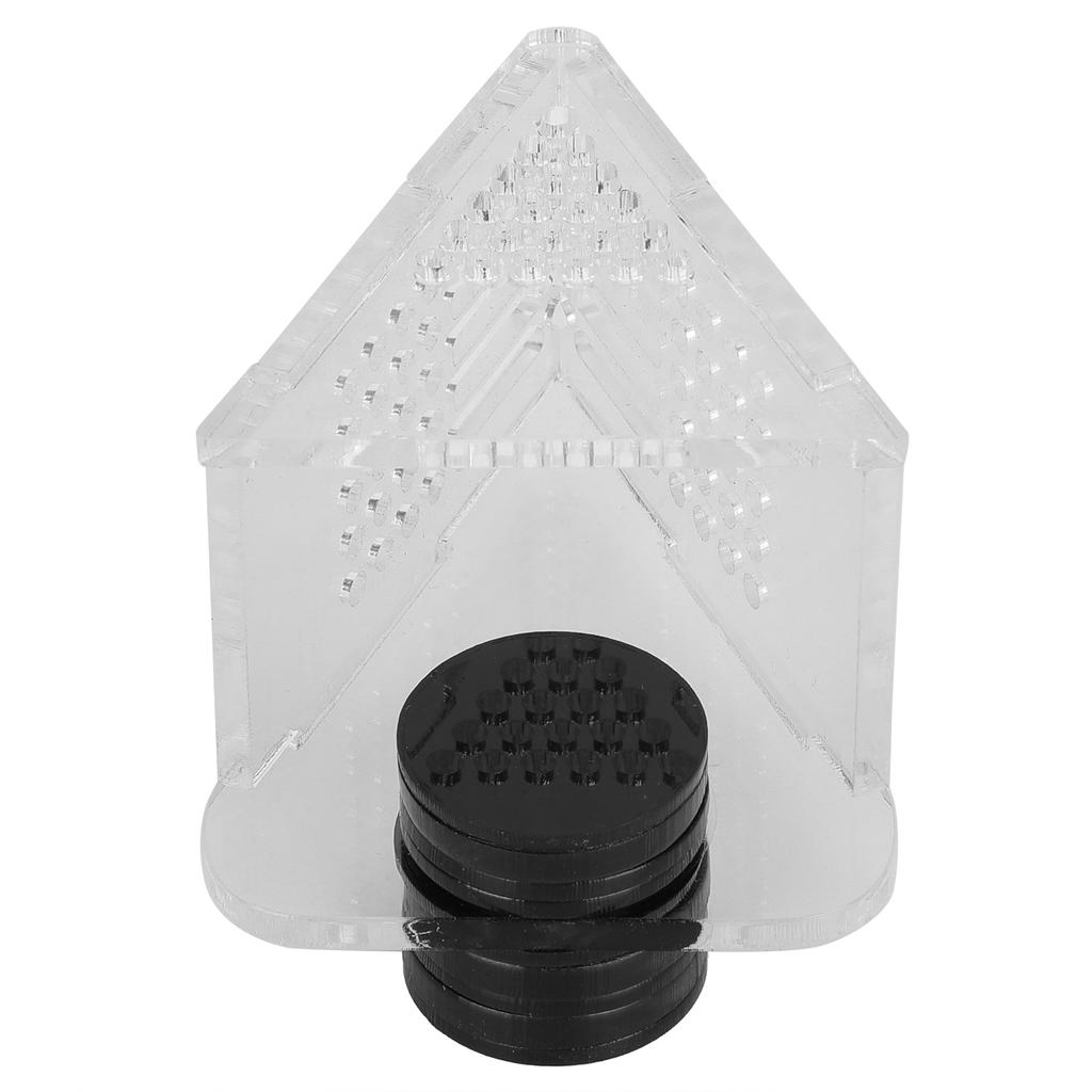 Transparent Aquarium Fish Tank Cone Feeder Acrylic Feeding Container Magnetic Suction