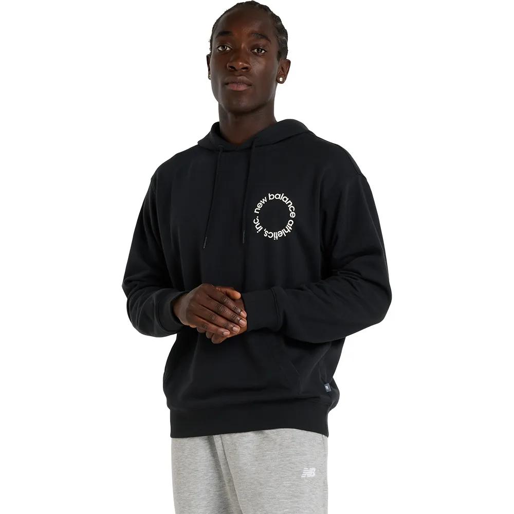 New Balance Толстовка с капюшоном Circular Logo EU L
