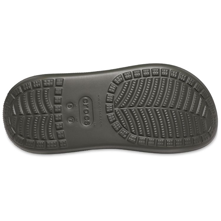 Crocs Classic Crush Clog Dusty Olive Unisex Sneakers 207521-3J5