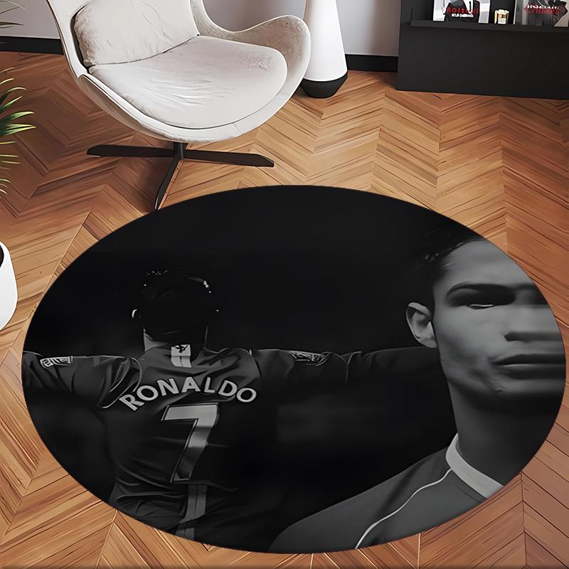 Ronaldo'nun (29) Ofis için Yuvarlak Halı Ofis, Yatak Odası, Oturma Odası ve Ev Alanı için Dekoratif Yer Halısı