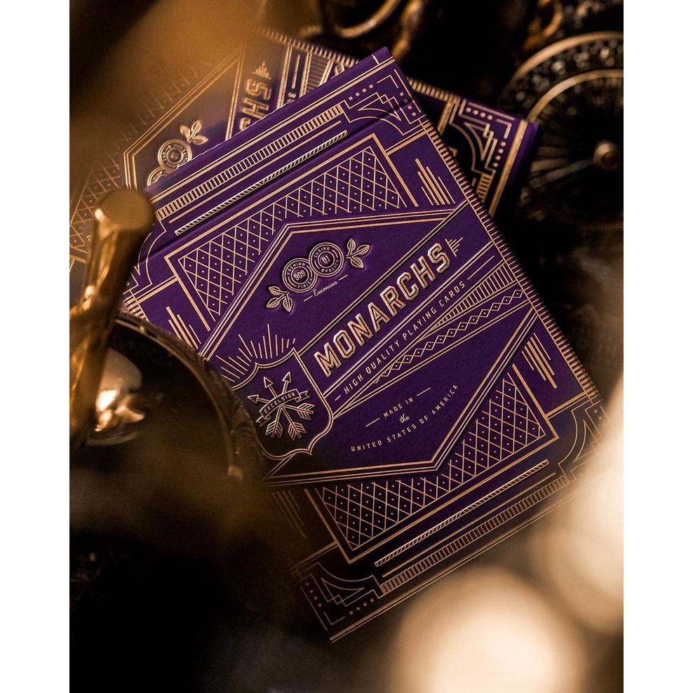 Theory11 Purple Monarch Playing Cards USPCC Bicycle Monarchs Deck Kortspel Magiska trick