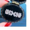 Love Row Diamond Ring Girl High Carbon Diamond Ring Ring Full Circle To Give Your Girlfriend A Gift