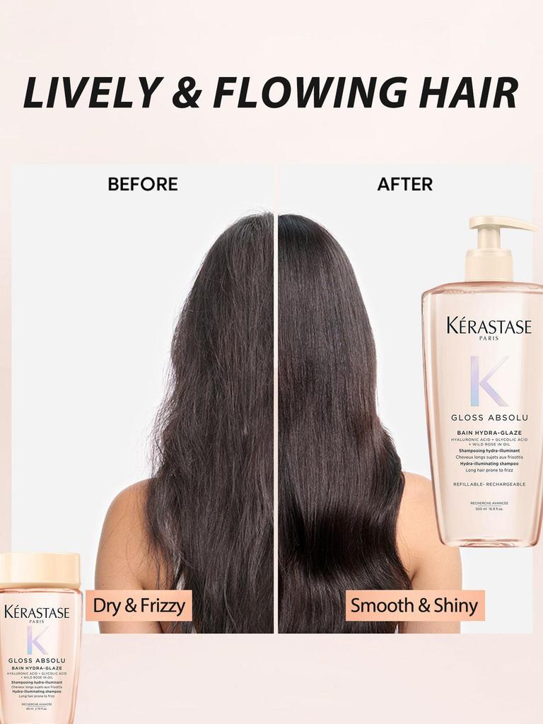 Kerastase [Mini] Gloss Absolu Bain Hydra-Glaze Shampoo Anti-Crespo 80ml