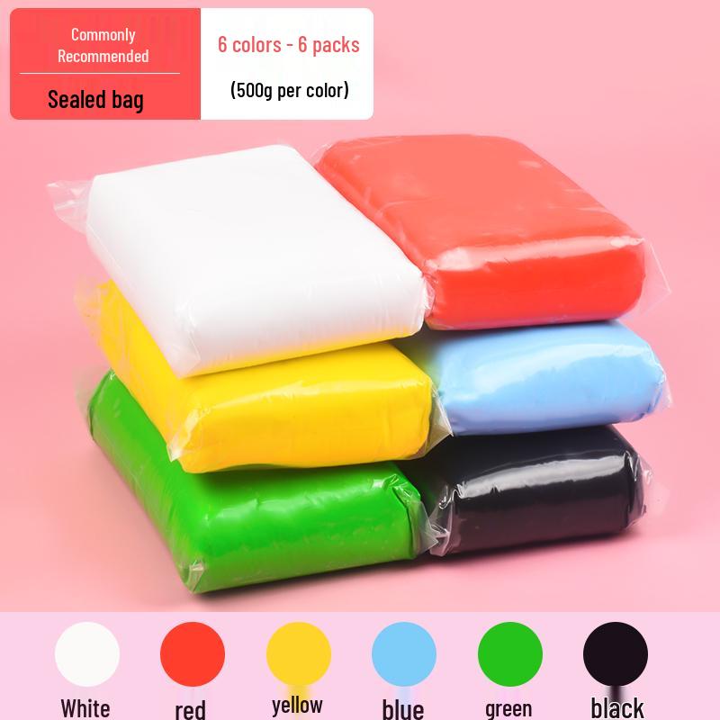 500g Large Pack Space Clay for Kids' Handmade DIY Projects