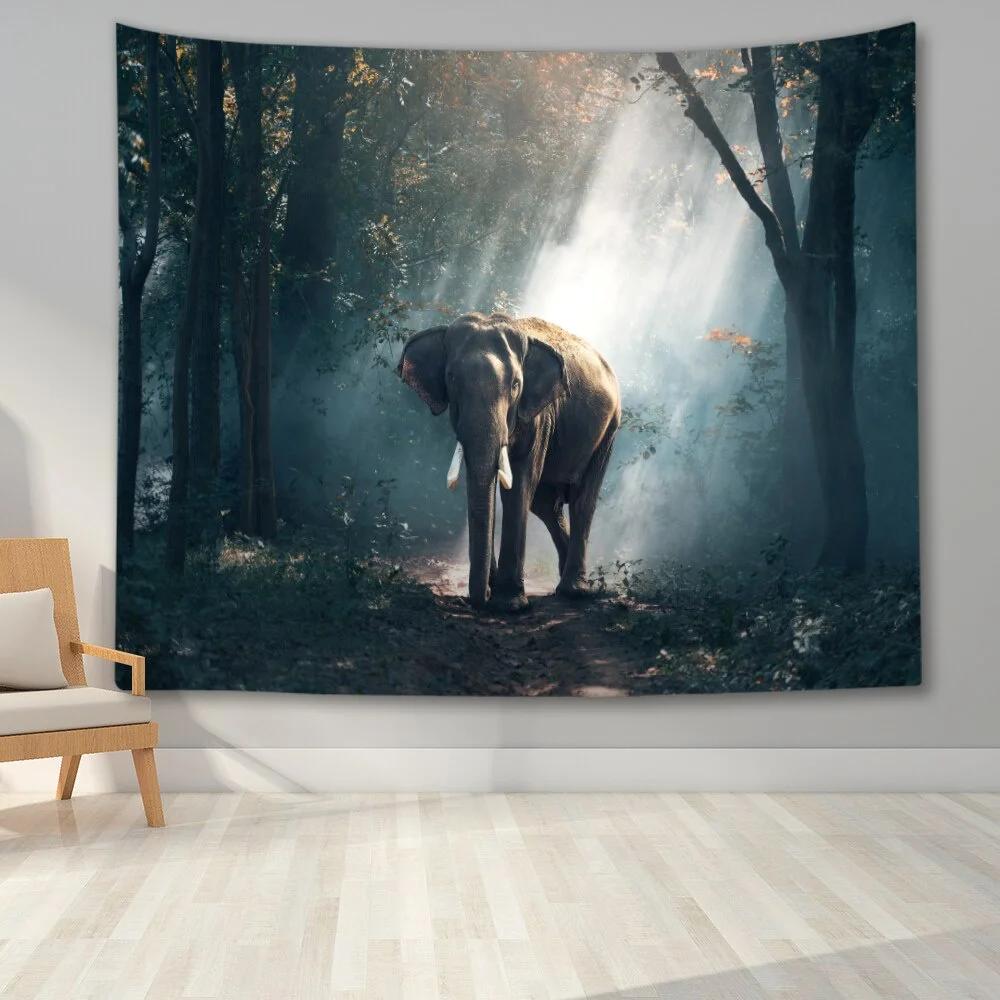 Tapestry Lion Animal  Wall Hanging Beach Towel  Decor Dormitory Bedroom Living Room Home
