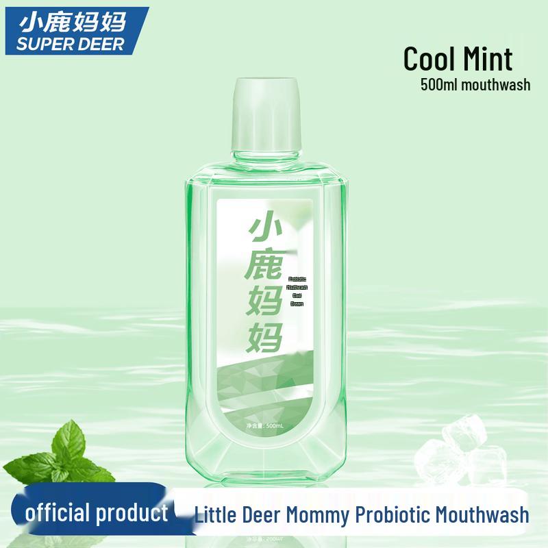 Fawnmum Cool Mint Mouthwash 3-Pack 3 x 500ml