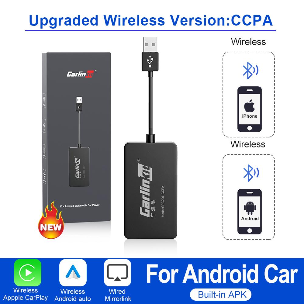 

CarlinKit Wired or Wireless CarPlay Adapter USB Android Auto Dongle for Android Car Multimedia Mirrorlink Waze Spotify Autokit for android radio