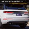 Galaxy Blessed Front License Plate for Women Car Vanity Plates Decorative Aluminum Metal Cute Novelty License Plate Cover for Men 6x12 Inch (4 Holes)