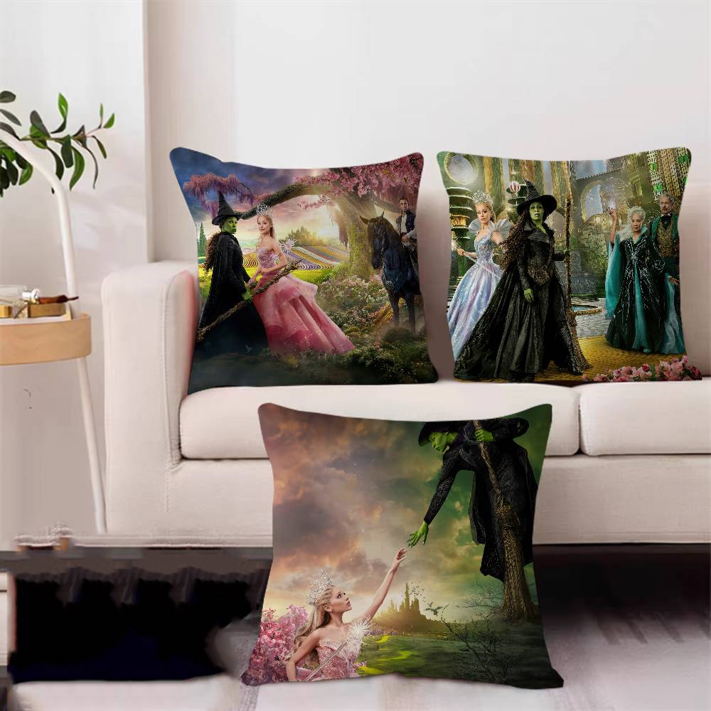 Moive W-WickedS Pillowcase Toon Gift Cushion Cover Bedroom Home Sofa Chair Seat Decor Pillow Case