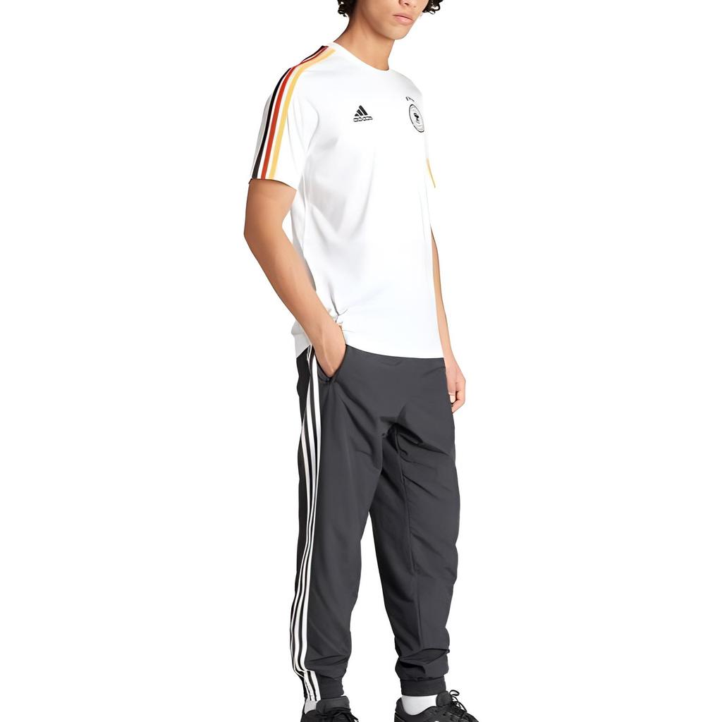 adidas T-Shirts Herren Weiß Rundhals Mittlere Normale Passform