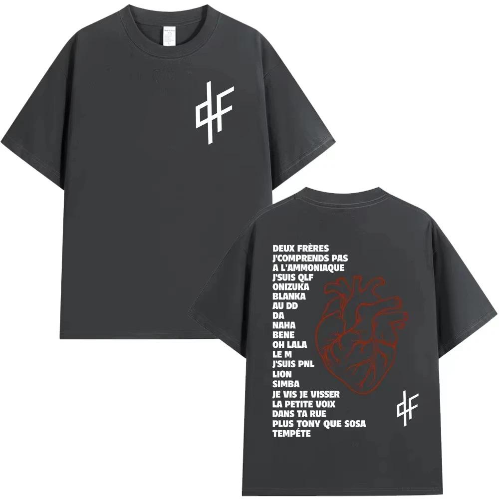 2026 Rapper PNL Le Monde Chico Album Grafik T-Shirt Unisex Damenmode Hip Hop Kurzarm T-Shirts Baumwolle Lässiges T-Shirt