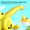 Interactive Light Up Bath Time Fishing Game with Model Fish Toy and Magnetic Fishing Rod Safe Bathtub Toy For Toddler