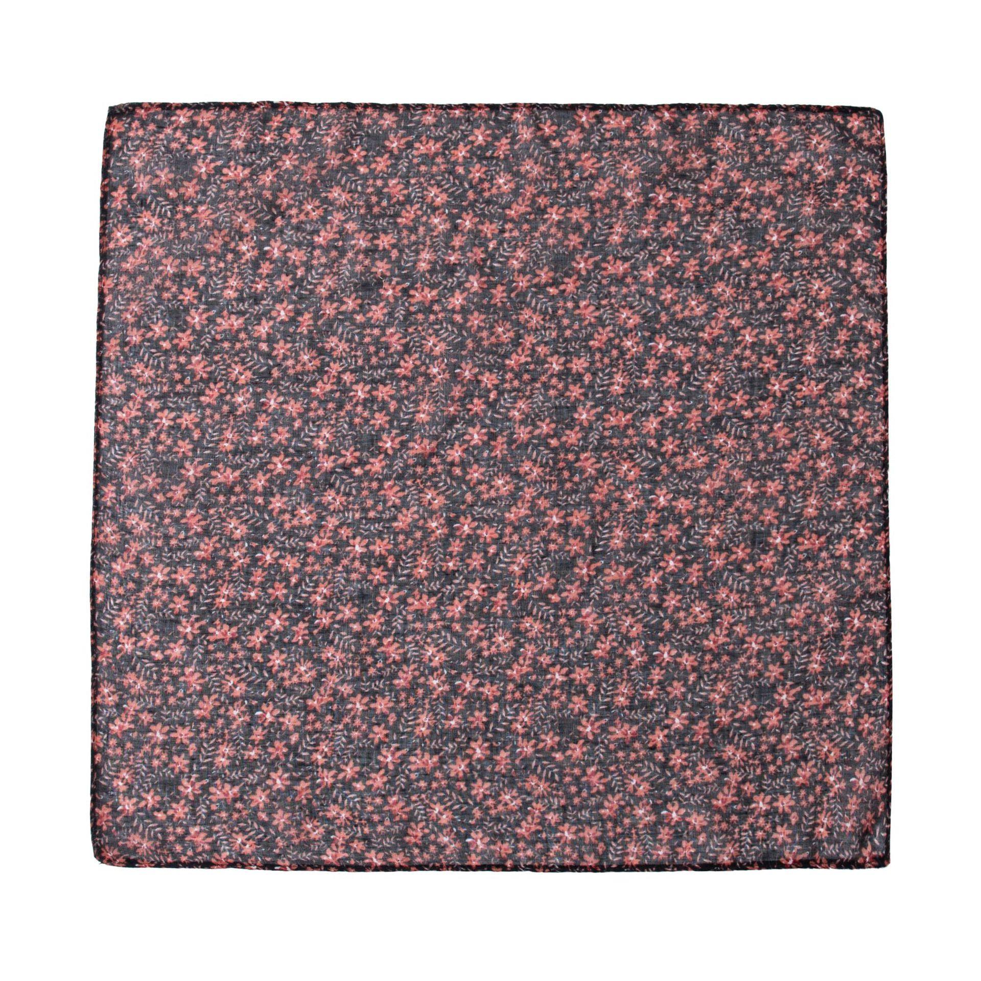 

Ретро цветочный маленький квадратный шарф элегантный модный шарф из искусственного шелка с высоким чувством стиля универсальный темпераментный шарф для通勤 профессиональный шарф 45*45cm