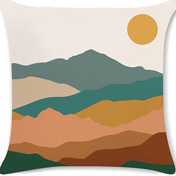 Morandi Color Abstract Pillowcase Minimalist Decorative Pillowcase Abstract Aesthetic Sofa Pillow Cushion Cover