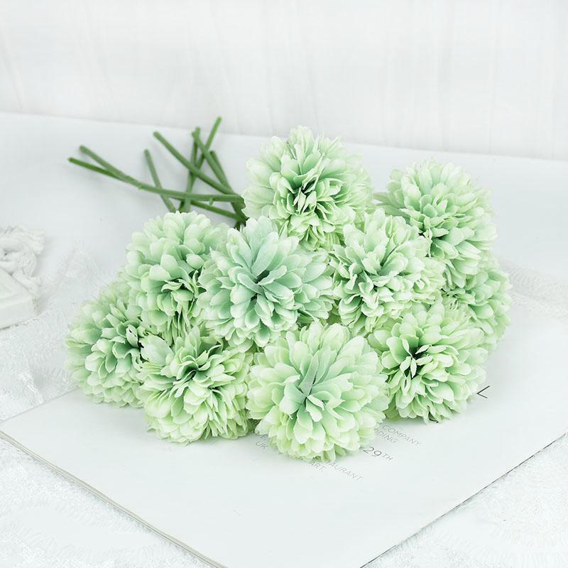 3/5pcs Silk Dandelion Flower Ball Bouquet Fake Artificial Flowers for Home Garden Wedding Decoration DIY Craft Wreath Christmas