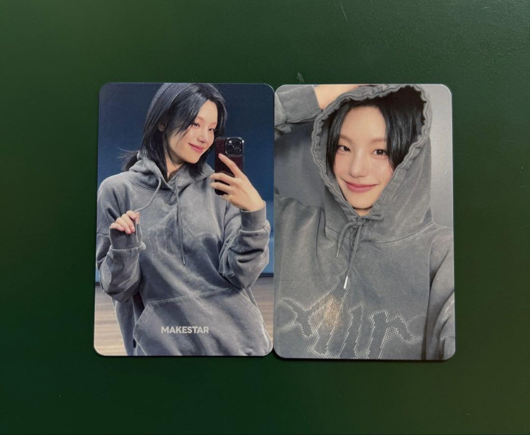 

[USED] itzy Yeji Pop-Up Exclusive Hoodie Double-Sided Trading Card (1 piece)