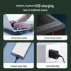 Saiyi Fengbao Portable Rechargeable Mini Desk Fan CN Plug (adapter Included)