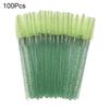 100Pcs/Bottle Disposable Mascara Wand Eyelash Brush Faux Crystal Eyebrow Spoolies Brush Portable Lash Makeup Applicator Brush Tools
