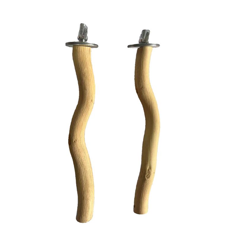 Parrot Perch Bird Stand Natural Tree Stick with Durable Fork Branch for Cage Grinding