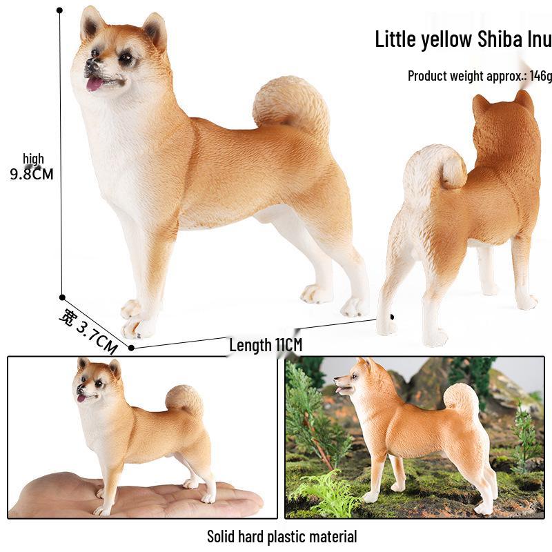 Cross-Border Children s Shiba Inu & Akita Inu Dog Figurine Ornament