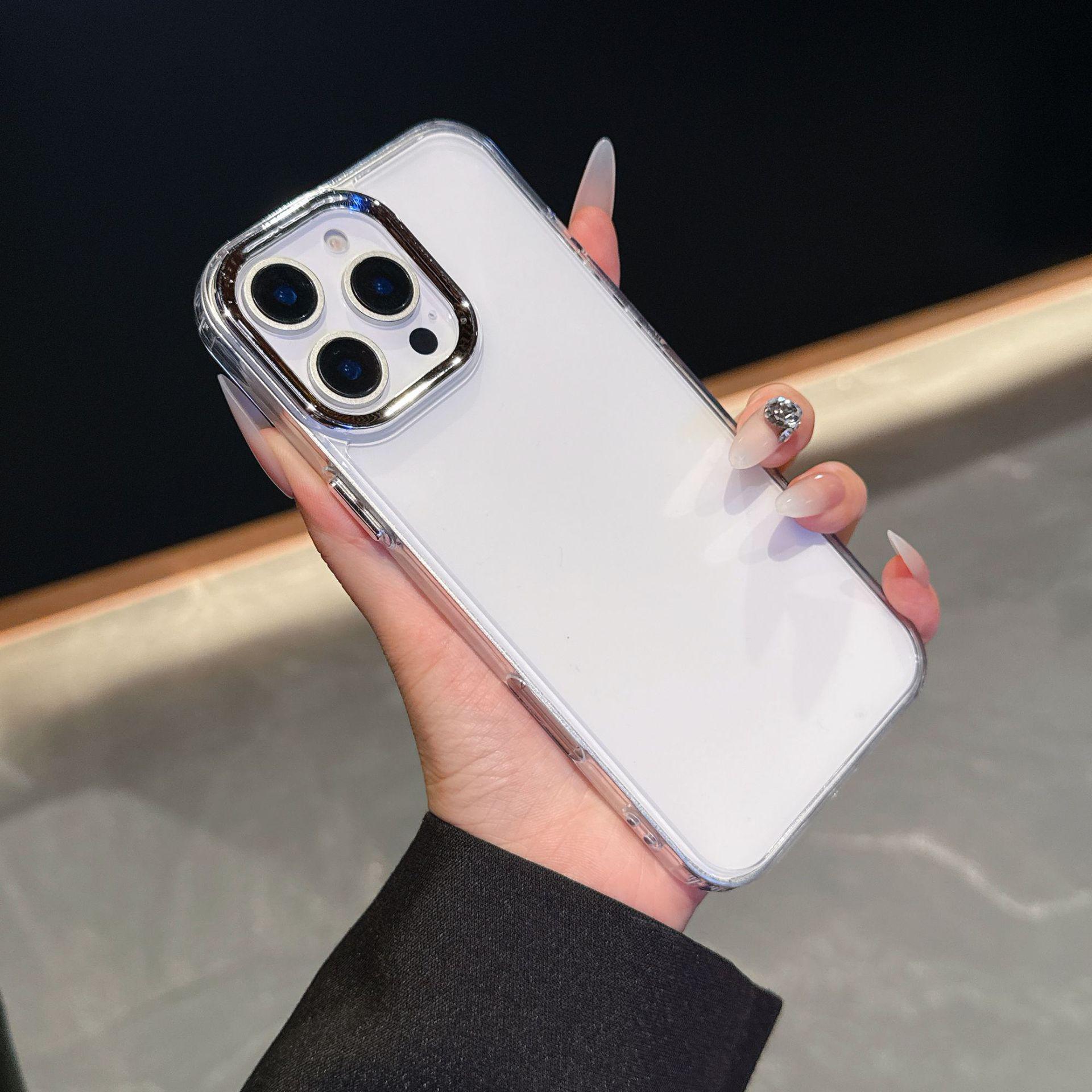 

OnePlus Ace 5 Electroplated Case: Transparent, Anti-Fall, Simple Design for NORD 4 Nord N30 5G / Nord CE 3 Lite 5G / OPPO K11X прозорий