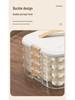 Multi-layer Transparent Dumpling Storage Box with Timer - Kitchen Food Grade Plastic