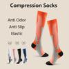 1 pair Elastic Pressure Socks Anti Odor/Slip/Friction Long Leg Socks High Top Calf Socks  Unisex