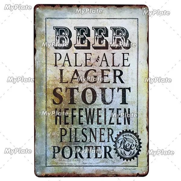 KALTEN BIER Metall Zeichen Vintage Plaque Alkohol Zinn Zeichen Platte Wand-dekor Für Bar Club Mann Cave Kunst Malerei  geschenk