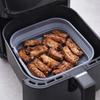 Round/Square Foldable Fryer Baking Tray Flexible Air Fryer Silicone Mat  Baking