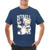 Pitbull Mrworldwide Vintage T-shirt Vintage T-shirt T-shirt Per Un Ragazzo Maglietta con Stampa Animale Per Ragazzi T-shirt Per Uomo Cotone