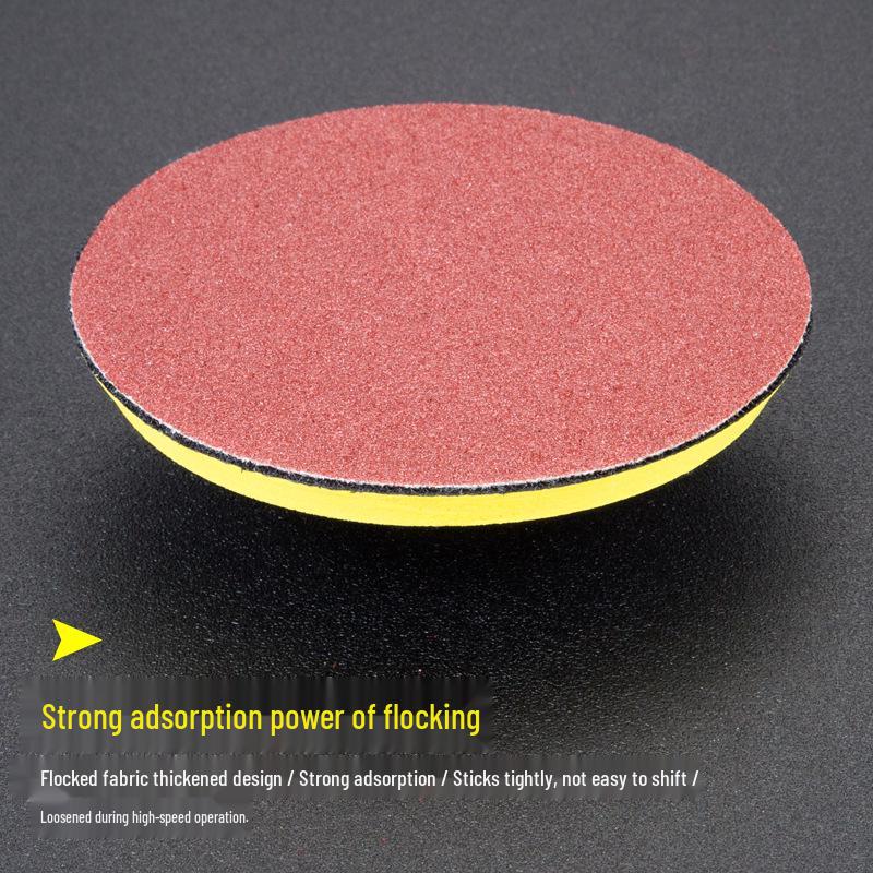 5-inch Self-Adhesive Flocked Sandpaper Disc for Sanding and Grinding (125MM)