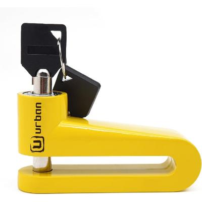URBAN 922A Candado de Disco para Moto, Scooter, Fuerte, Visible y Disuasorio, Bola Metálica Antitaladro, Práctico Candado de Freno de Disco para Moto Antirrobo con