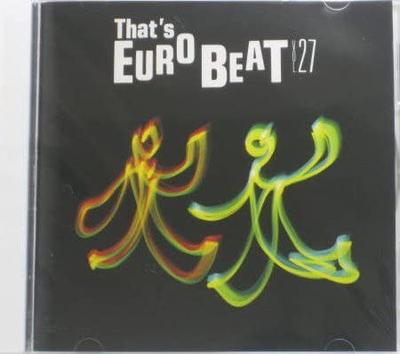 CD VARIOUS  Thats Eurobeat Vol.27 ALCB270 Alfa Internatio 2020 Japan Dance  Electronica Used