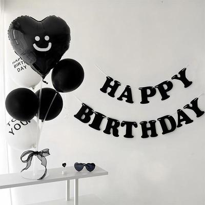 Decoração de Bunting de Feltro para o Primeiro Aniversário do Bebê - Adereços para Fotos e Enfeites de Parede para Meninos e Meninas