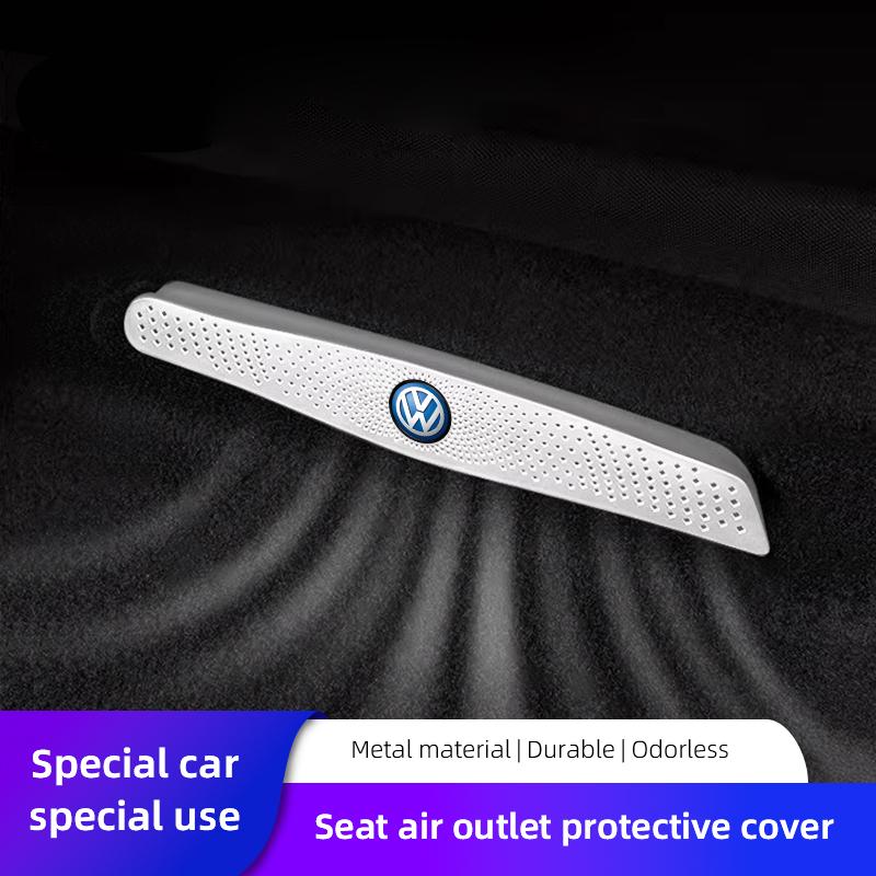 ABCD1 2Pcs Car Seat Air Conditioning Rear Vent Outlet Protection Cover For VW Passat Tiguan X L Touran L Golf 7 8 Jetta VS5 Magotan CC