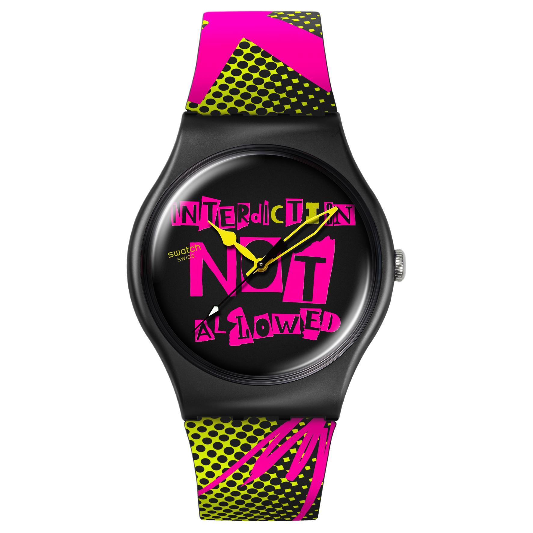 

SWATCH NO RULES Quartz Movement 30m Water Resistance Unisex Watch 41mm Black Dial SO32B121 Black Dial