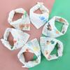 1Pc Baby Infant Muslin Cotton Bib Baby Bandana Bibs Triangle Scarf Feeding Saliva Towel Feeding Drool Bibs Burp Cloth Accessories