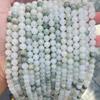 Natural Ice Green Jade Beads Round Loose Spacer Jades Beads For Jewelry Making Diy Bracelet Necklace Accessories 4 6 8 10mm 15”
