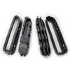 A30F-1Pair Car Side Wing Fender Air Flow Vents Grille Grill For BMW E60/E61 E39 M5 Glossy Black