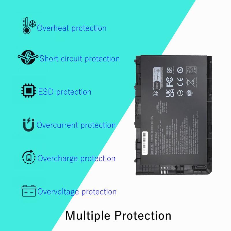 New Laptop battery For HP EliteBook Folio 9470 9470M 9480M BT04XL HSTNN-IB3Z HSTNN-DB3Z HSTNN-I10C BA06