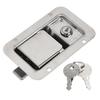 RV Handle Latch Paddle 140x90mm 304 Stainless Steel Entry Door Lock Handle Knob Deadbolt Paddle for 