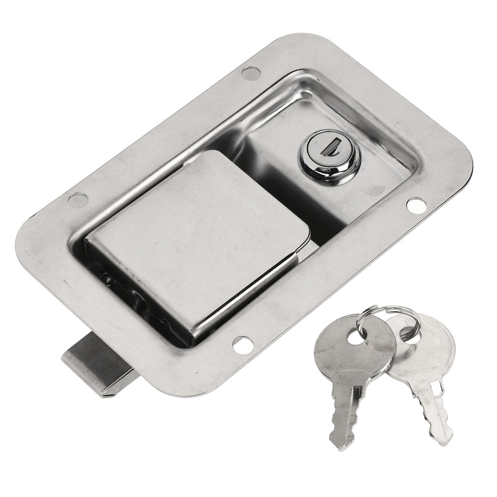 

Ручка-защелка для автодома, поворотная, 140x90 мм, нержавеющая сталь 304, ручка-кнопка для входной двери, поворотный засов